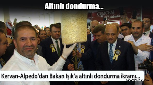 KERVAN-ALPEDO’DAN ALTINLI MARAŞ DONDURMASI