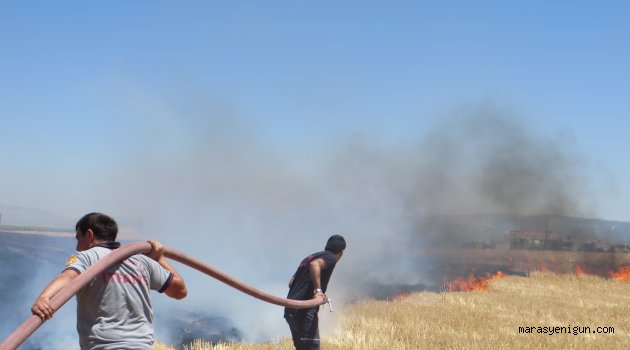 Konrtrolsüz Anız Yangınları Tehdit Oluşturuyor