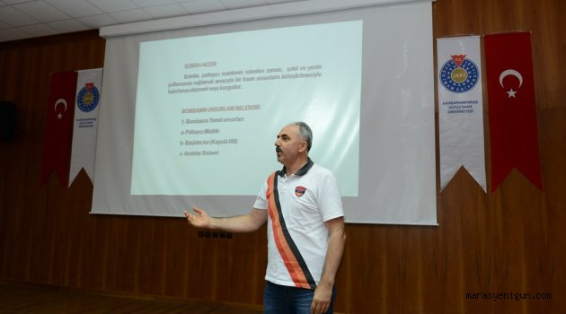 KSÜ Özel Güvenlik Personeline Bomba ve Şüpheli Paket Eğitimi