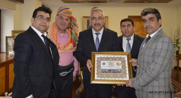 KSÜ Rektörü Prof. Dr. Durmuş Deveci’ye “Yesevilik Beratı”