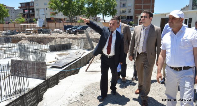 Kültürpark İnşaatı tüm hızıyla devam ediyor.