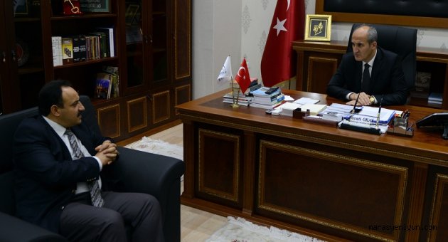 Mehmet Emin Akkurt,Necati Okay'a ziyaret