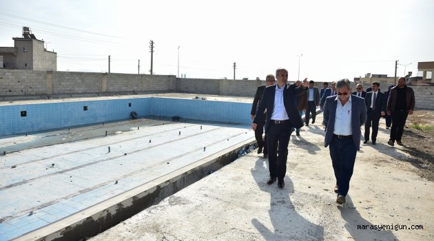 Metropol İlçeden Yarı Olimpik Yüzme Havuzu