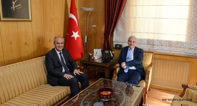 Necati OKAY'dan Kahramanmaraş Valisi Mustafa Hakan GÜVENÇER’e hayırlı olsun ziyareti