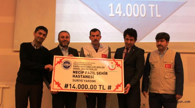 Necip Fazıl Şehir Hastanesi’nden 14 Bin Tl Yardım