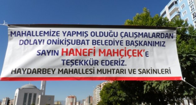 ONİKİŞUBAT HİZMETLERİNE “TEŞEKKÜR”