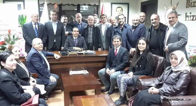 Onikişubat yönetimine ilk ziyaret Mahçiçek’ten..