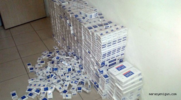 Otomobilden 3 Bin Paket Kaçak Sigara Çıktı