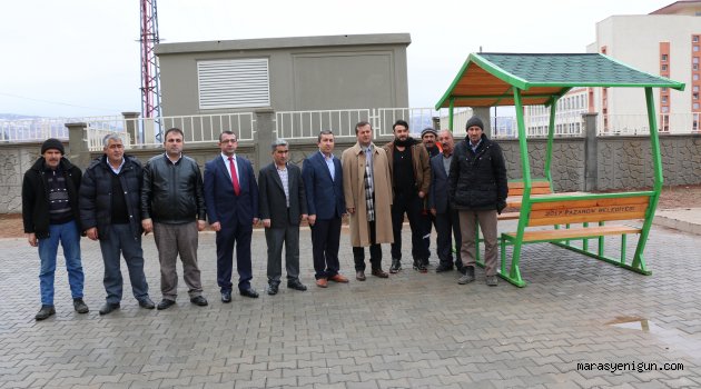 Pazarcık Belediyesinden, Okullara Oturma Bankı Dağıtıldı