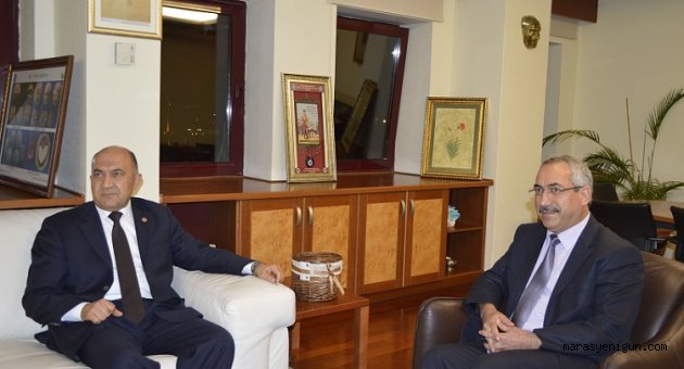 Rektör Deveci, Kahramanmaraş Milletvekili Dr. Yıldırım Ramazanoğlu’nu Makamında Ağırladı
