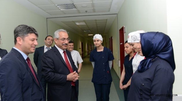 Rektör Deveci KSÜ Hastanesinde İncelemelerde Bulundu
