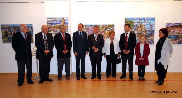 RESSAM GALİP ÖZGÖREN, SANKO SANAT GALERİSİ’NDE SERGİ AÇTI