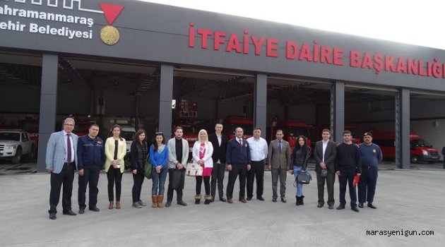 ROMANYA’LI ÖĞRENCİLERDEN İTFAİYEYE ZİYARET