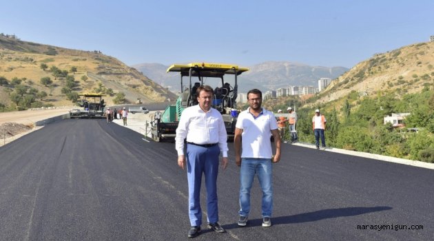 Şehre Vizyon Katacak Olan Sümbüllü Bulvarı’nda Asfalt Çalışmaları Başladı