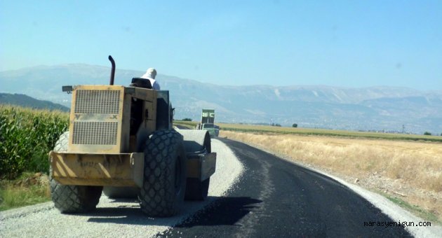 ŞEREFOĞLU YOLUNDA ASFALT SATHİ KAPLAMA