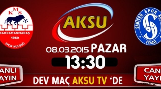 Sessiz maç aksu tv’de!