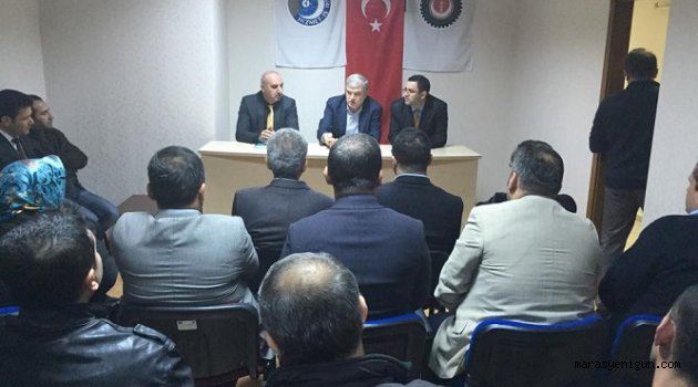 Sıtkı Güvenç’ten Öz Sağlık İş Sendikası Kahramanmaraş Şubesine Ziyaret