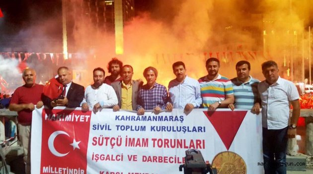 Sütçü İmamın Torunları, Darbecilere Karşı Taksim Meydanında Toplandı