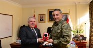 Garnizon Komutanı Şahin’den Başkan Mahçiçek’e İade-İ Ziyaret