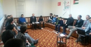 AHMET SANDAL YUNUS GÖNÜLLÜLER İLE BULUŞTU