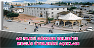 AK PARTİ GÖKSUN BELEDİYE MECLİS ÜYELERİNİ AÇIKLADI