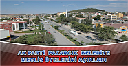 AK PARTİ PAZARCIK BELEDİYE MECLİS ÜYELERİNİ AÇIKLADI