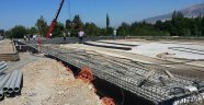 Aksu Köprüsüne Tabliye Betonu