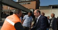 Ali Öztunç: Elbistan ve Afişinde İşçilerin Sıkıntılarını dinledi.