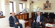Amasya Üniversitesi Rektörü Orbay (KSÜ)Rektörü Deveci’yi Ziyaret Etti