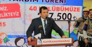 Amatör spor kulüplerimize maddi yardım töreni yapıldı