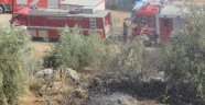 Bahçe Yangını Evlere Sıçramadan Söndürüldü