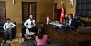 Başkan Erkoç’a Öğrencilerden Ziyaret