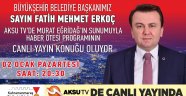 Başkan Erkoç Canlı Yayına Katılacak