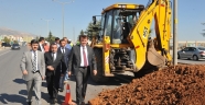 BAŞKAN ERKOÇ KAYSERİ YOLUNDA İNCELEMELERDE BULUNDU