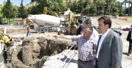 Başkan Erkoç’tan Tünel Kavşakta İnceleme