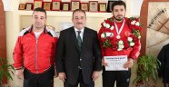 Başkan Güven’den Balkan Şampiyonuna Ödül…