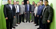 BAŞKAN OKAY, BÜYÜKŞEHİR GAZETECİLER CEMİYETİ’Nİ ZİYARET ETTİ