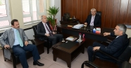 BAŞKAN OKAY’DAN DULKADİROĞLU İLÇE MİLLİ EĞİTİM MÜDÜRÜNE HAYIRLI OLSUN ZİYARETİ