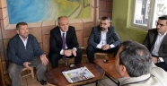 BELEDİYE BAŞKANI NECATİ OKAY ESNAF ZİYARETLERİNE ARA VERMEDEN DEVAM EDİYOR