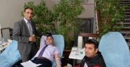 BELEDİYE PERSONELİNDEN KAN BAĞIŞI