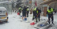 Büyükşehir Kar Temizleme Çalışmalarına Başladı