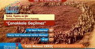 ÇANAKKALENİN 100. YIL COŞKUSU KAHRAMANMARAŞ’TA YAŞANACAK
