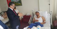 Celalettin GÜVENÇ GATA da yatan yaralı Askerleri Ziyaret etti.