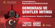 Demokrasi Ve Şehitler Mitingi