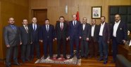 Din-Bir-Sen Heyetine Sıcak Karşılama