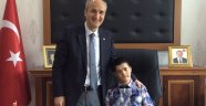 Down sendromlu öğrencilere Başkan Okay'dan ziyaret