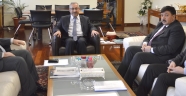 Ekinözü Kaymakamı ve Belediye Başkanından Rektör Prof. Dr. Durmuş Deveci’ye Ziyaret