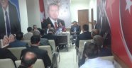 Ekinözü'nde Muhtarla Koordinasyon Toplantısı Düzenlendi.