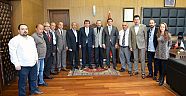 GAZETECİLERDEN BÜYKŞEHİR BAŞKANI ERKOÇ’A ZİYARET