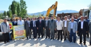 GÖKSUN’DA KANALİZASYONUN TEMELİ ATILDI